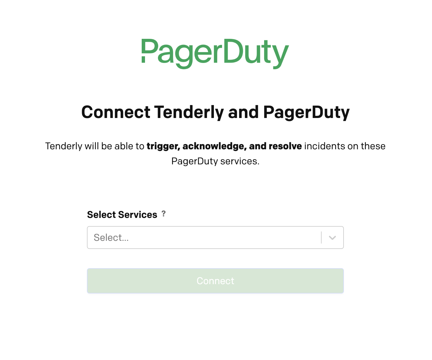 PagerDuty destination configurations